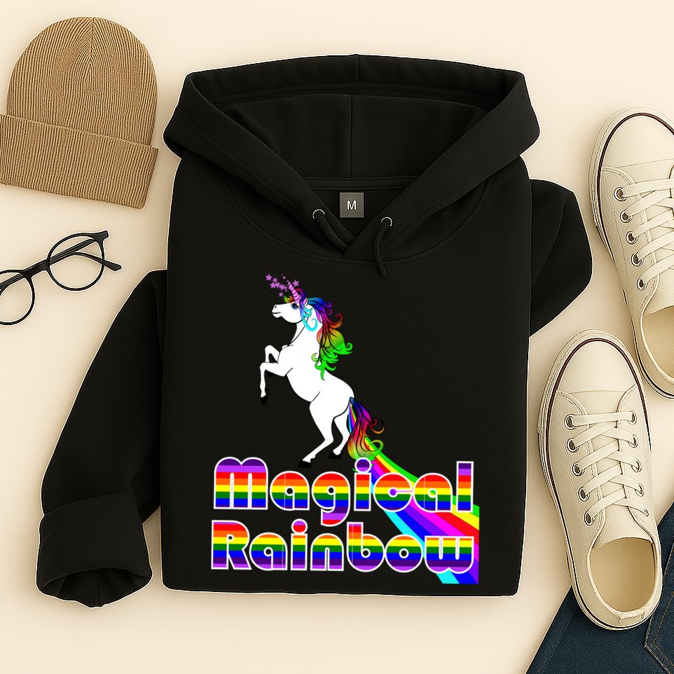 Magical Rainbow Unicorn Hoodie
