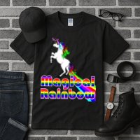 Magical Rainbow Unicorn Tall T-Shirt