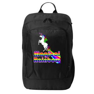 Magical Rainbow Unicorn City Backpack