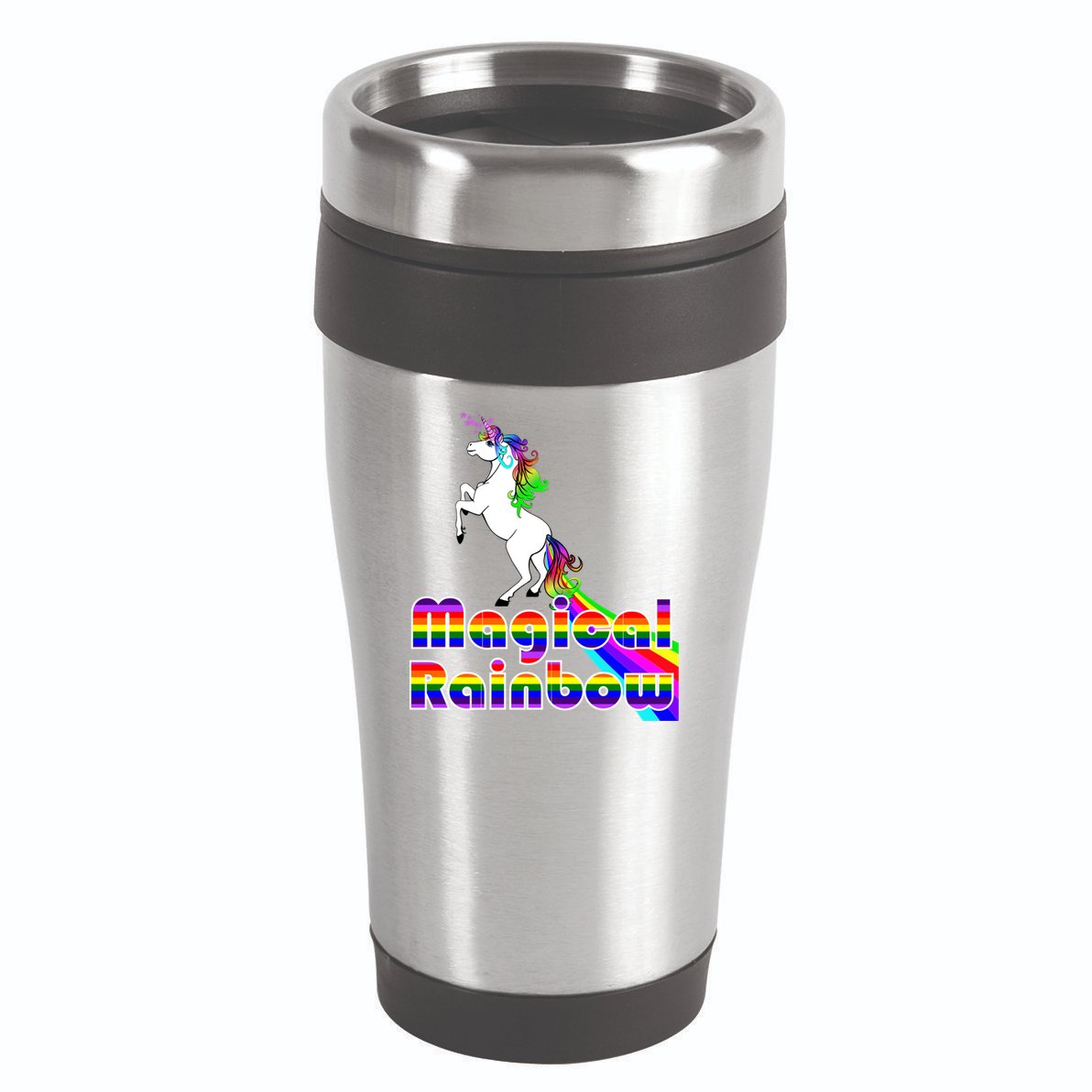Magical Rainbow Unicorn 16oz Travel Tumbler