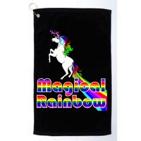 Magical Rainbow Unicorn Golf Towel