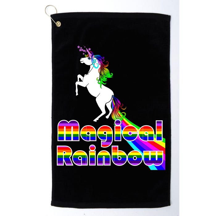 Magical Rainbow Unicorn Golf Towel