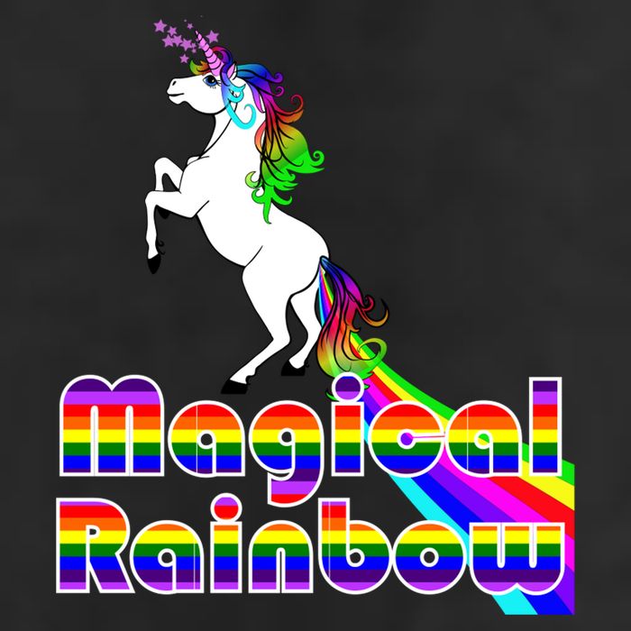 Magical Rainbow Unicorn Golf Towel