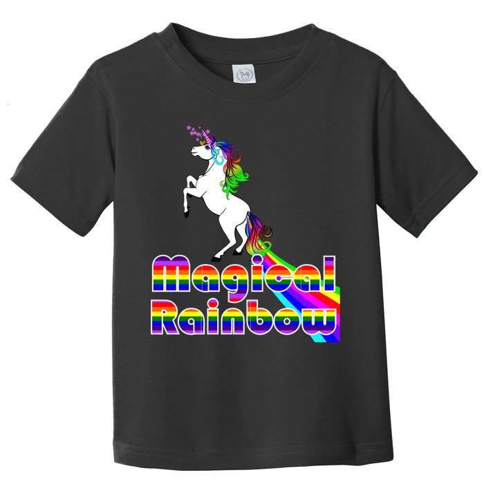 Magical Rainbow Unicorn Toddler T-Shirt