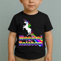 Magical Rainbow Unicorn Toddler T-Shirt