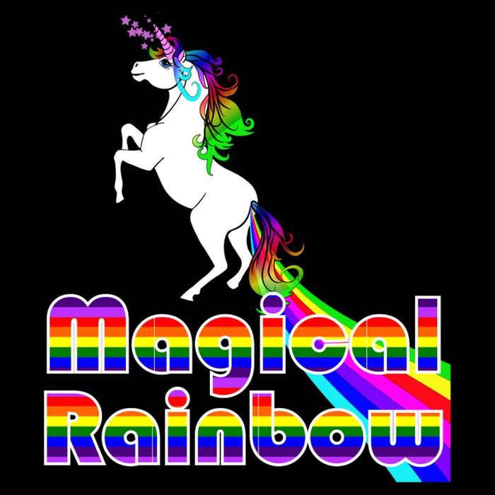 Magical Rainbow Unicorn Toddler T-Shirt