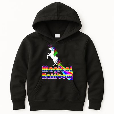 Magical Rainbow Unicorn Kids Hoodie