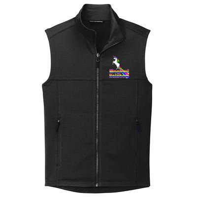 Magical Rainbow Unicorn Collective Smooth Fleece Vest