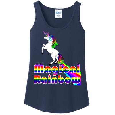 Magical Rainbow Unicorn Ladies Essential Tank