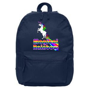 Magical Rainbow Unicorn 16 in Basic Backpack