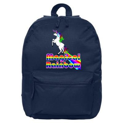 Magical Rainbow Unicorn 16 in Basic Backpack