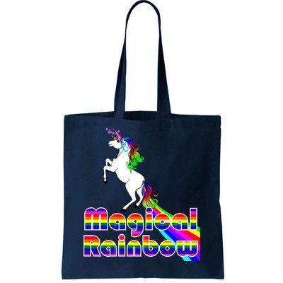 Magical Rainbow Unicorn Tote Bag