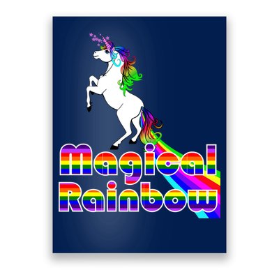 Magical Rainbow Unicorn Poster