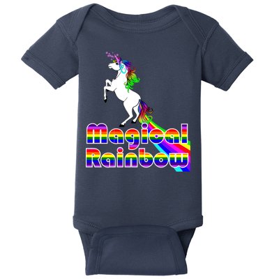 Magical Rainbow Unicorn Baby Bodysuit