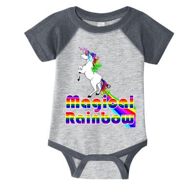 Magical Rainbow Unicorn Infant Baby Jersey Bodysuit