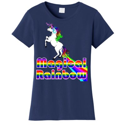 Magical Rainbow Unicorn Women's T-Shirt