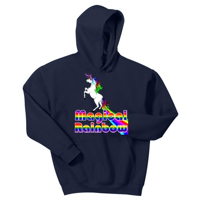 Magical Rainbow Unicorn Kids Hoodie