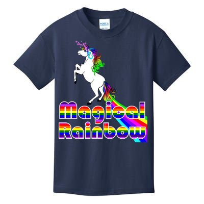 Magical Rainbow Unicorn Kids T-Shirt