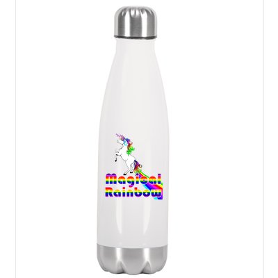 Magical Rainbow Unicorn Stainless Steel Insulated Water Bottle