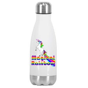 Magical Rainbow Unicorn Stainless Steel Insulated Water Bottle