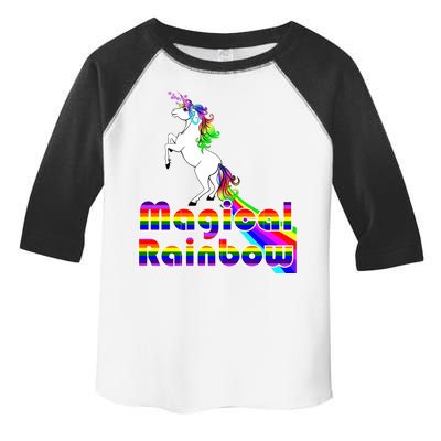 Magical Rainbow Unicorn Toddler Fine Jersey T-Shirt