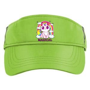 Magical Rainbow Unicorn Kitty Adult Drive Performance Visor