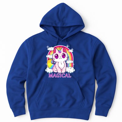 Magical Rainbow Unicorn Kitty Hoodie