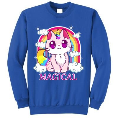 Magical Rainbow Unicorn Kitty Sweatshirt
