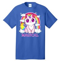 Magical Rainbow Unicorn Kitty Tall T-Shirt