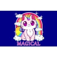 Magical Rainbow Unicorn Kitty Bumper Sticker