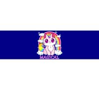 Magical Rainbow Unicorn Kitty Bumper Sticker