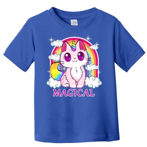 Magical Rainbow Unicorn Kitty Toddler T-Shirt