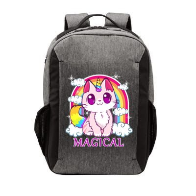 Magical Rainbow Unicorn Kitty Vector Backpack