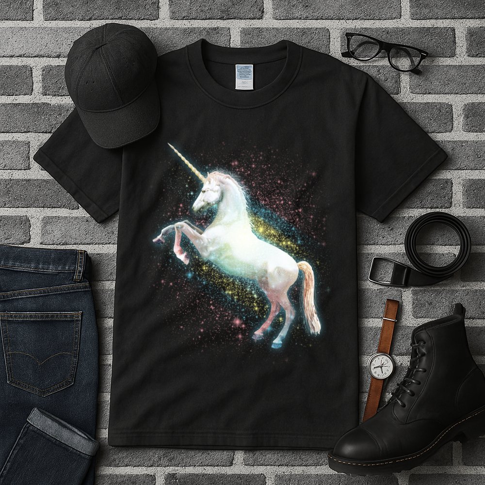 Magical Space Unicorn Tall T-Shirt