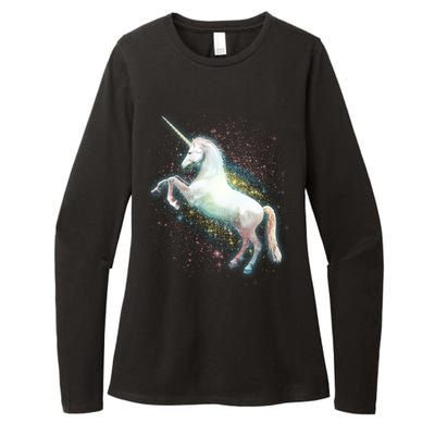 Magical Space Unicorn Womens CVC Long Sleeve Shirt