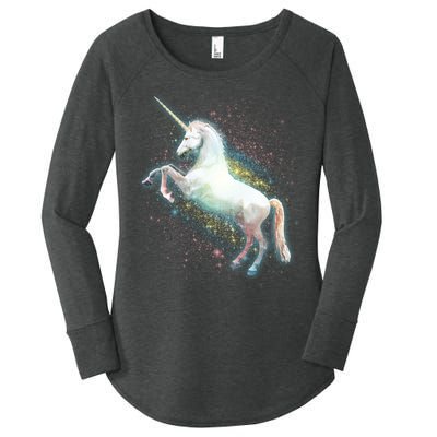 Magical Space Unicorn Women's Perfect Tri Tunic Long Sleeve Shirt