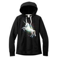 Magical Space Unicorn Women's Fleece Hoodie