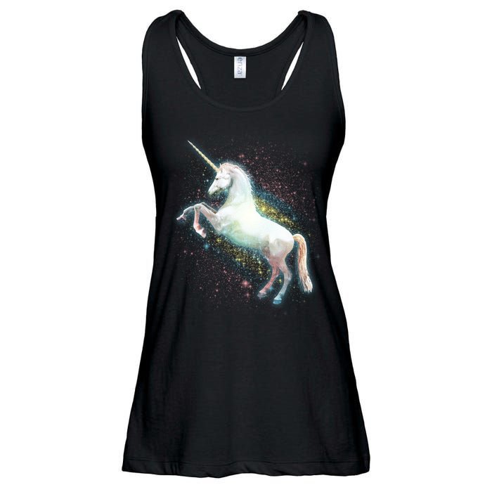 Magical Space Unicorn Ladies Essential Flowy Tank