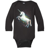 Magical Space Unicorn Baby Long Sleeve Bodysuit