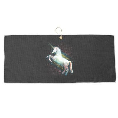 Magical Space Unicorn Large Microfiber Waffle Golf Towel