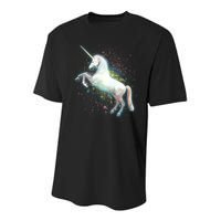 Magical Space Unicorn Youth Performance Sprint T-Shirt