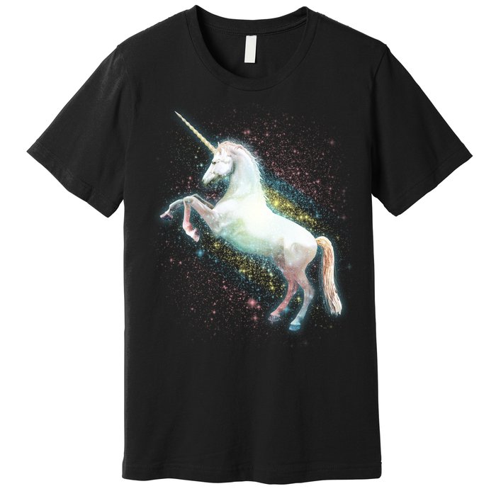 Magical Space Unicorn Premium T-Shirt