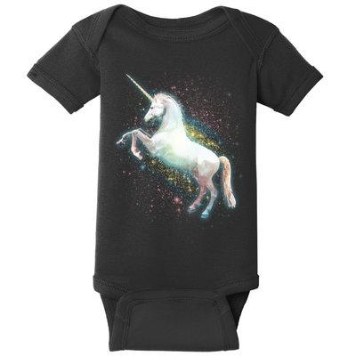 Magical Space Unicorn Baby Bodysuit