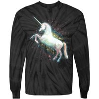 Magical Space Unicorn Tie-Dye Long Sleeve Shirt