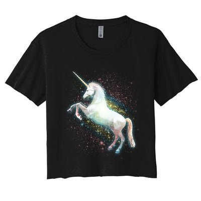 Magical Space Unicorn Crop Top