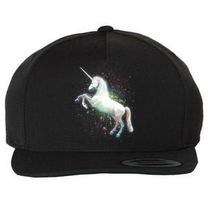 Magical Space Unicorn Wool Snapback Cap