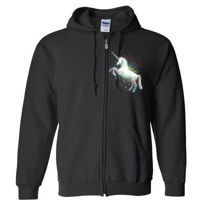 Magical Space Unicorn Full Zip Hoodie