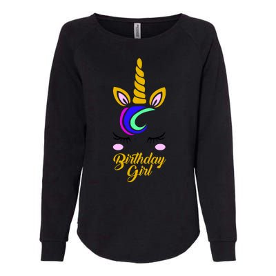 Magical Unicorn Birthday Womens California Wash Sweatshirt