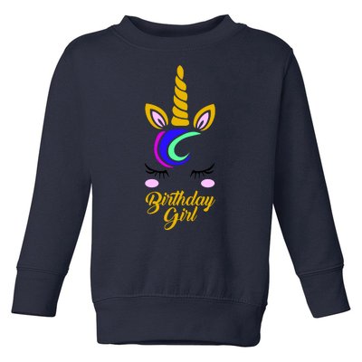 Magical Unicorn Birthday Toddler Sweatshirt