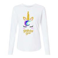 Magical Unicorn Birthday Womens Cotton Relaxed Long Sleeve T-Shirt